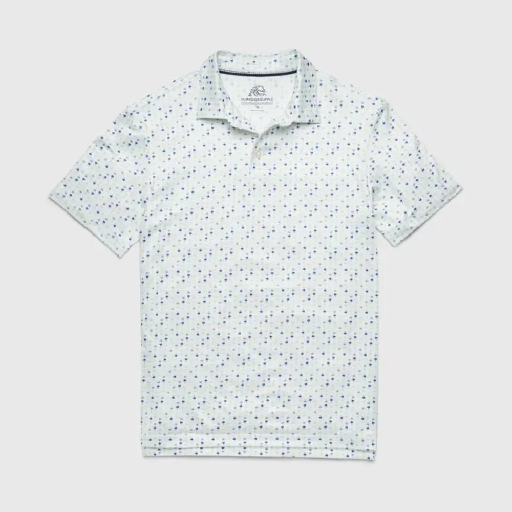 Surfside Supply Palm Tree Golf Polo Short Sleeve